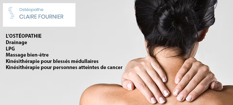 Claire Fournier kinésithérapie et ostéopathie à Cannes La Bocca