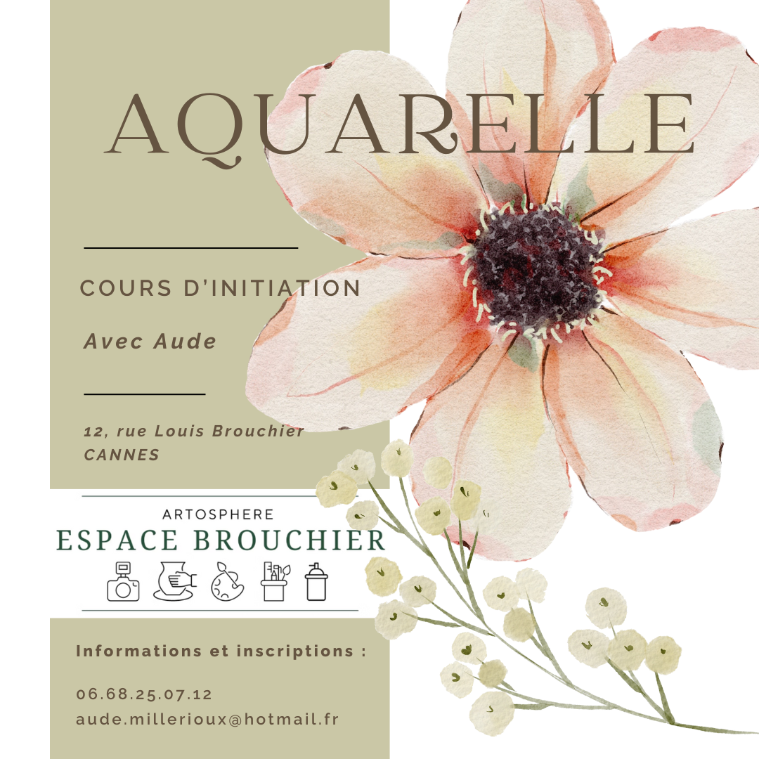 Stage d’aquarelle – Aude Millérioux – Espace Brouchier